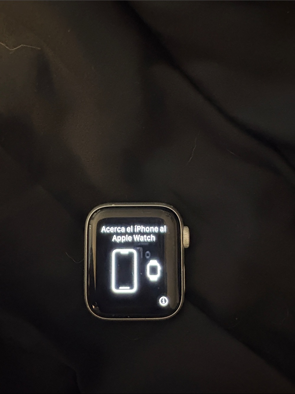 Apple Watch — Black Case with Black Band